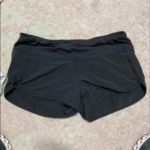 Lululemon speed up shorts size 6 black